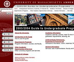 Early Work - UMass Undergraduate Catalog