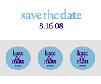 Print Design - Kate & Matt: Save the Date Card Print Design - Kate & Matt: Save the Date Card