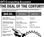 Print Design - UMass Amherst: OIT Deal Poster
