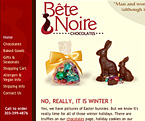 Web Design - Bête Noire Chocolates Web Design - Bête Noire Chocolates