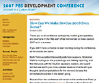 Web Design - PBS: DevCon Blog Web Design - PBS: DevCon Blog