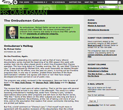 Web Design - PBS: PBS.org